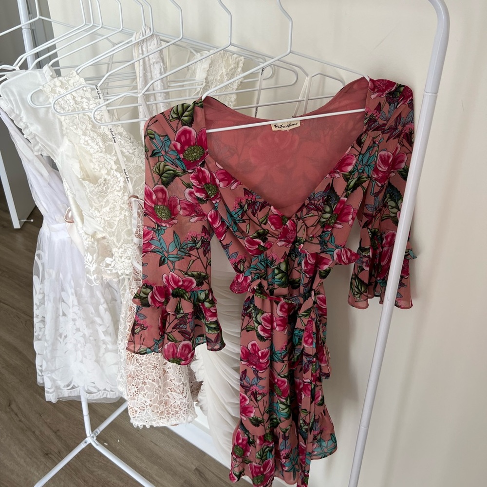 For Love & Lemons pink Mini Dress